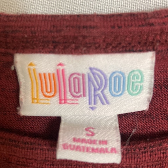 Burgundy High Low Tee Shirt Fit & Flare Dress Excellent Used Condition Size S - Picture 4 of 7